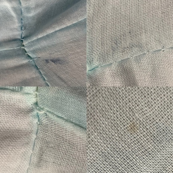 Aritzia Wilfred Elia Dress Tie Dye Blue White - Picture 4 of 8